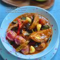 Cooksnap Sesimple Loralin semasa beliau membuat Pajeri Mangga.