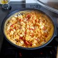 Cooksnap-ul lui Paharnicu Ulea atunci când a preparat Omletă cu roșii și brânză feta.