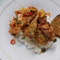 Cooksnap dari Ferona Novelina Tarigan untuk resep Kulit Salmon Crispy Cabe Garam