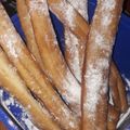 El cooksnap de Tamara Puebla cuando hizo Churros japoneses.