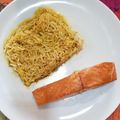 El cooksnap de Alex JC cuando hizo Salmón a la naranja al horno con miel.