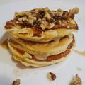 Cooksnap από Stella στη συνταγή Pancakes με πευκόμελο, ταχίνι ολικής, μπανάνα και καρύδια