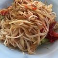 Mei Kanlayanee's cooksnap of when they made ส้มตำปลาร้านัว.