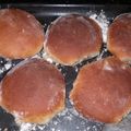 El cooksnap de ALE MARALE cuando hizo Pan tipo tortuga, sin lácteos 🍔.