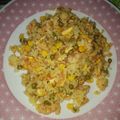 El cooksnap de Zaira cuando hizo Arroz 3 delicias sin marisco.