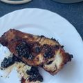 El cooksnap de Nora Mouta cuando hizo Carré de cerdo agridulce al horno.