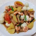 Cooksnap dari juliana untuk resep Tauco kentang,tempe dan telur puyuh favorit