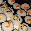Cooksnap dari Irma Purnama untuk resep Sushi Roll, pake topping sosis aja udah enak bgt!!