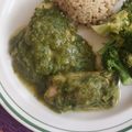 El cooksnap de LuzMa SG cuando hizo Filete de pescado en crema de cilantro.