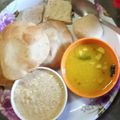 Anamika Chakraborty's cooksnap of when they made লুচি ছোলার ডাল (luchi cholar daal recipe in bengali).