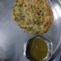 Rita Ferna का कुकस्नैप जब उन्होंने बेसन मेथी पराठा (Besan methi paratha recipe in hindi) बनाया था।
