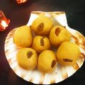 Varsha Pandit's cooksnap of when they made बेसन लाडू (besan laddu recipe in marathi).