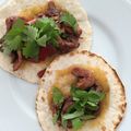 El cooksnap de Cora cuando hizo Tacos de lengua de res.