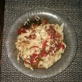 El cooksnap de Daniel Cuevas cuando hizo Tallarines caseros.