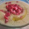 El cooksnap de Lola B cuando hizo Crema de melón, pepino y aguacate.