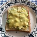 ayumiovo♪'s cooksnap of when they made 残り物でもＯＫ！ポテサラのっけトースト.