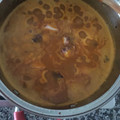 El cooksnap de Cinthya Hernandez cuando hizo Arroz meloso con pulpo y langostinos.