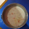 Cooksnap dari Yuvi Octavia untuk resep Tumis sayuran kornet kuah keju untuk anak