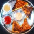 Kartika Parmar (Nikki) Nickname का कुकस्नैप जब उन्होंने ग्रील सैंडविच (grill sandwich recipe in Hindi) बनाया था।