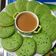 Cooksnap dari Dilla Wardah untuk resep Surabi pandan kinca