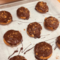 El cooksnap de Tamara arroyo garcia cuando hizo Donuts al horno con chocolate crocanti.