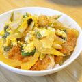 kaiselim's cooksnap of when they made カツ丼！ふわふわとろとろ！麺つゆで簡単！.