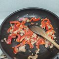Mark Brannigan's cooksnap of when they made Bell Peppers With Tuna.