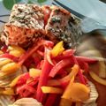 El cooksnap de Enara cuando hizo Salmón en salsa Teriyaki.