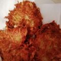 El cooksnap de Lorita cuando hizo LATKES, FRITOS DE PAPAS RALLADAS. JON STYLE.