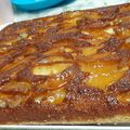 El cooksnap de Alejandra Medina cuando hizo Budín de manzana invertido.