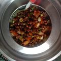 Traapti tayal का कुकस्नैप जब उन्होंने चना चाट (Chana chaat recipe in hindi) बनाया था।