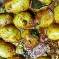 Parna mondal's cooksnap of when they made নিরামিষ আলুর দম(Niramish aloor dum recipe in Bengali).