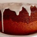 El cooksnap de Chechu Garona cuando hizo Budín de naranja y cacao con chips y pasas.