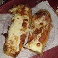 El cooksnap de Li cuando hizo Milanesas de berenjena con queso y ensalada.