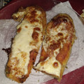 El cooksnap de Li cuando hizo Milanesas de berenjena con queso y ensalada.