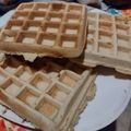 El cooksnap de Florencia Fagini cuando hizo Waffles dulces.