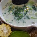 Cooksnap dari Pawon_Vie untuk resep Bobor BAYAM Labu Siam (#pr_masakanbersantan)