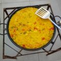 El cooksnap de Antonio cuando hizo Paella de carne.