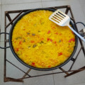 El cooksnap de Antonio cuando hizo Paella de carne.