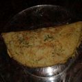 El cooksnap de Nirvana Oviedo cuando hizo Omelette de Choclo y Queso.
