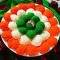 Sudha Agrawal का कुकस्नैप जब उन्होंने ट्राई कलर इडली (tri color idli recipe in Hindi) बनाया था।
