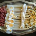 El cooksnap de bpm1957 cuando hizo Espárragos con jamón, huevo y pistachos.
