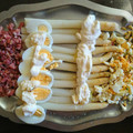 El cooksnap de bpm1957 cuando hizo Espárragos con jamón, huevo y pistachos.