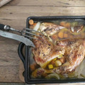 El cooksnap de Nicolas Truchaud cuando hizo Muslos de pollo con zanahorias al horno.