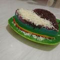 Cooksnap dari Mustan Haruno untuk resep Bolu Rainbow Putih Telur