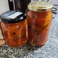 El cooksnap de Aguito cuando hizo Conserva de morrones agridulce.