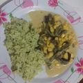 El cooksnap de Gris MonSa cuando hizo Rajas con crema.