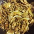 ダックスまろ's cooksnap of when they made 豚薄切り肉のバーベキューソース炒め.