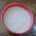 El cooksnap de yoselin cuando hizo Licuado de Melón con Papaya.