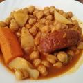 El cooksnap de Espinar cuando hizo Chorizo con garbanzos a la sidra.